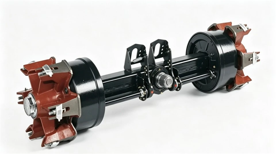 13 Ton Semi Trailer Axle For Container Skeleton Trailer high quality