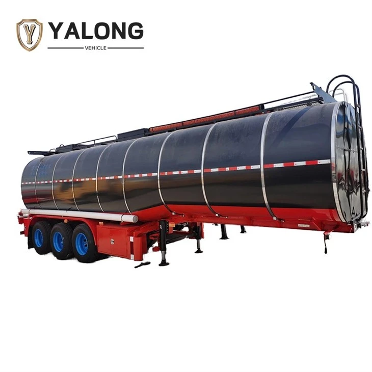 3-Axle Oil Tank Trailer – Ideal For Diesel / Gasoline / Crude Oil Hauling factory