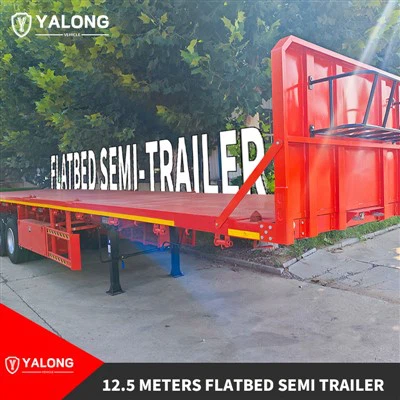 12.5 Meters Flatbed Semi Trailer