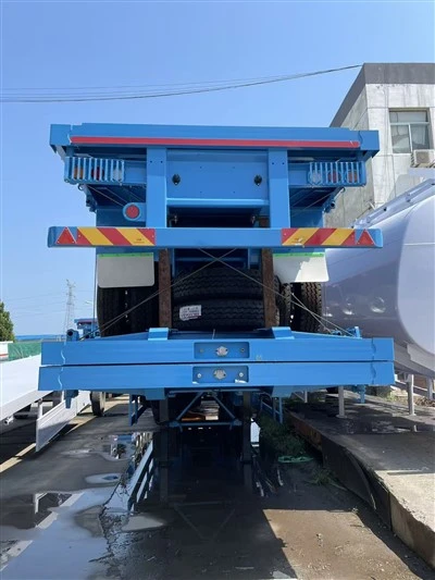 Container Flatbed Semi-trailer, Multi-axle Trailer